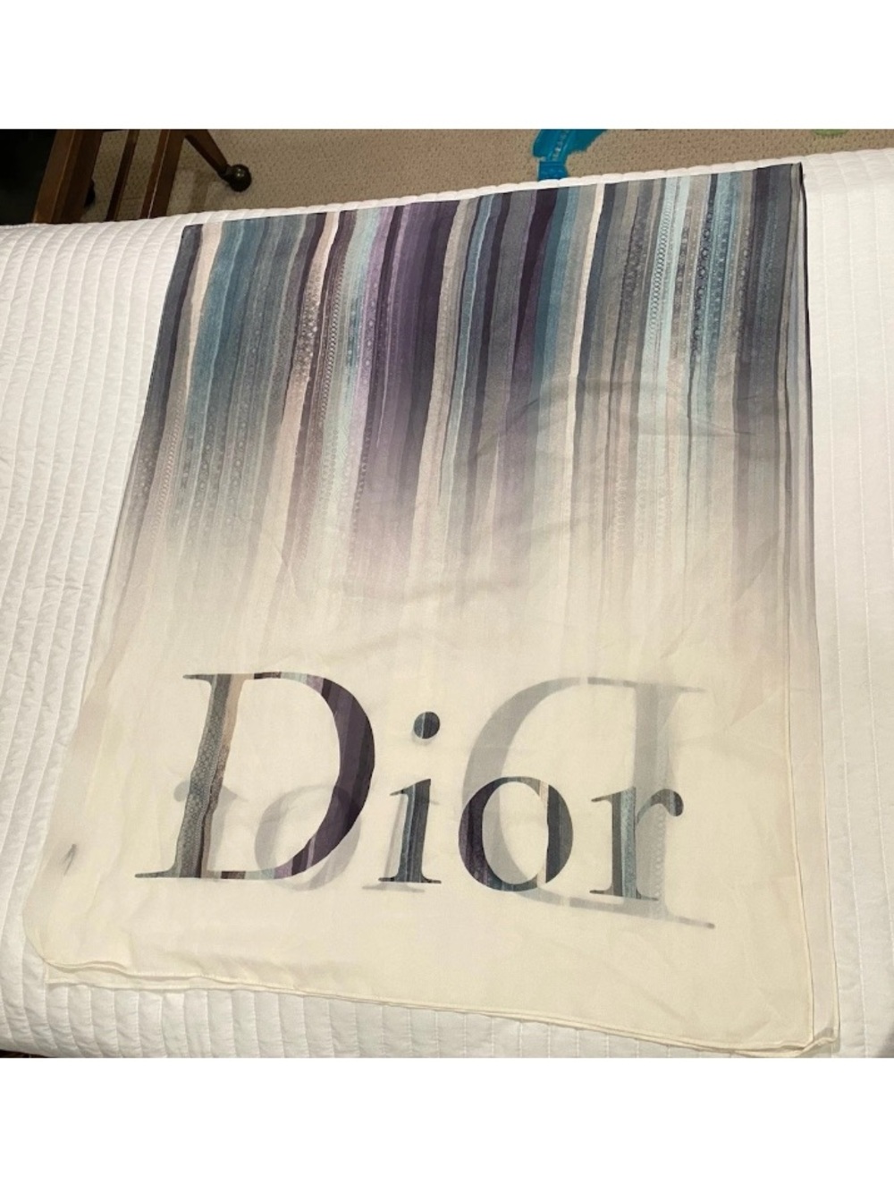 Christian Dior logo gauzy scarf - Picture 2 of 5